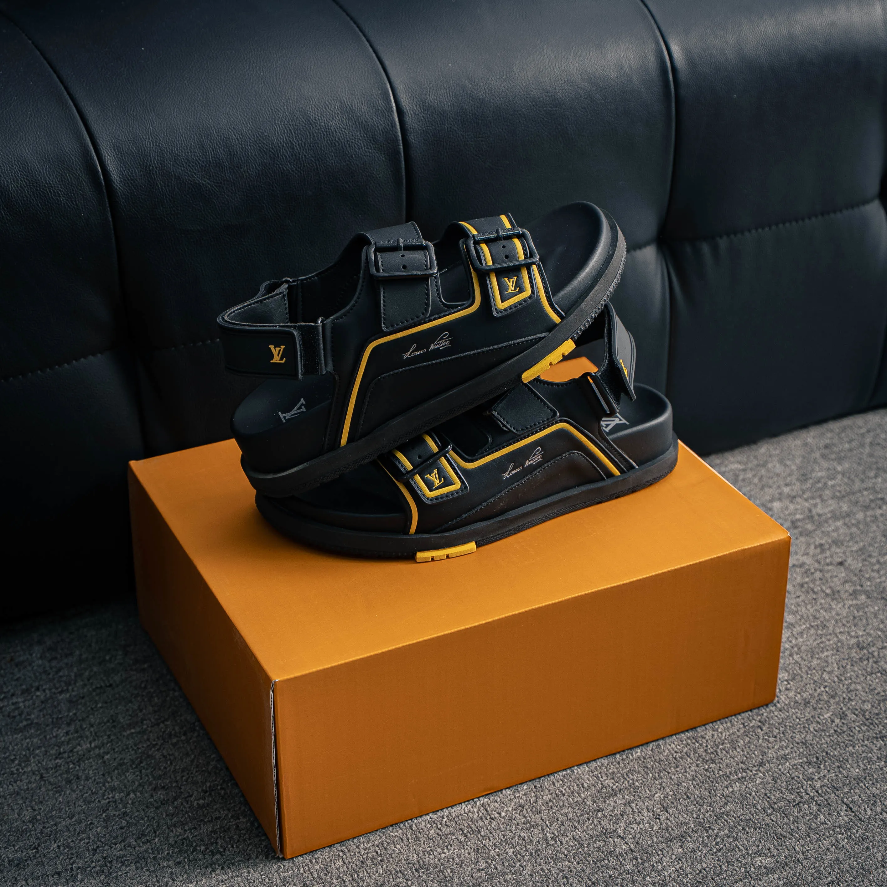 Louis Vuitton Trainer Versatile Platform Sole Sandals Premium Quality Shoes